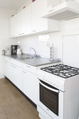 modern white kitchen