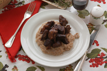 Spezzatino di capriolo - Secondi di carne del Trentino A. A.