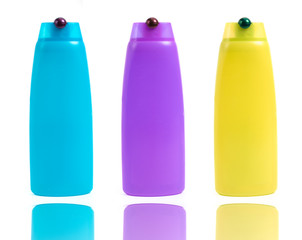 shampoo bottles