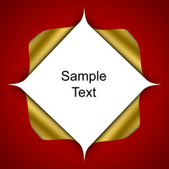 Naklejka premium Page curl