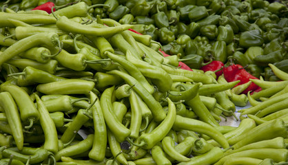 Gemüse auf türkischem Markt