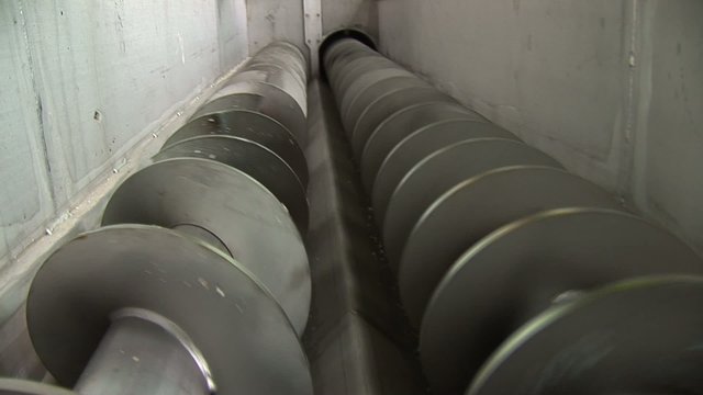 F&ouml;rderschnecke in Biogasanlage