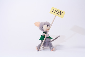 Manifestation pour le non