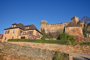 Fototapeta na wymiar castelnau castle