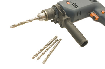 drill isolated on a white background