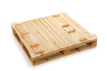 wooden shipping pallet