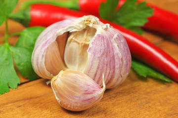 Garlic and chili