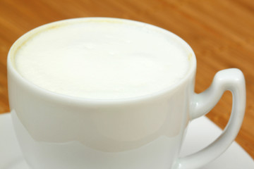Cappuccino milk foam