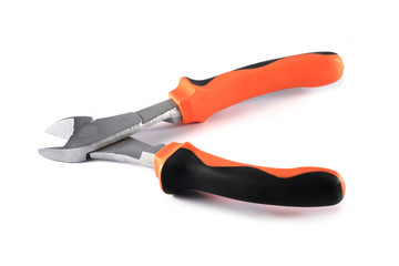Wire cutter isolated on white