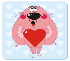 Rabbit in love