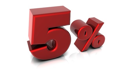 5%