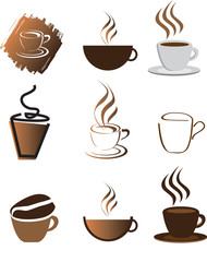 coffee illustration set