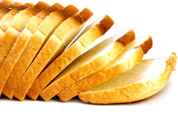 loafs of bread isolated