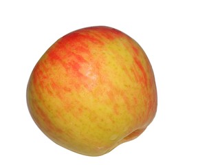 red and yellow apple