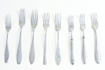 8 different forks isolated
