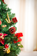 chrismas tree traditional winter decoration