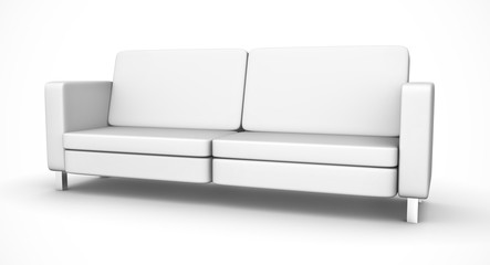 White sofa