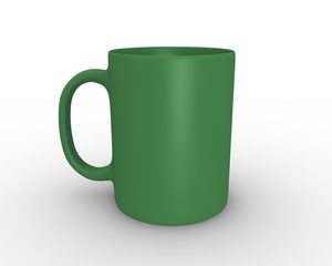 Green mug