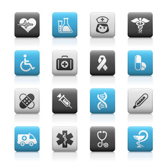 Matte Icons // Medicine & Heathcare