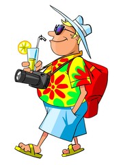 tourist on vacation