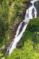 Fototapeta na wymiar Stuibenfall - lagest waterfall in Tirol, Austria