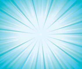 Obraz premium Blue burst background vector