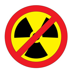 Señal antinuclear - obrazy, fototapety, plakaty