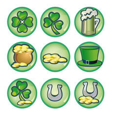 St. Patrick's Day icons