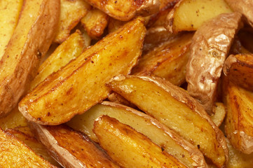 French fries potato slices