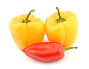 Fresh peppers vegetable