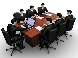 Command of  seven businessmans work