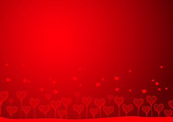 Background from hearts