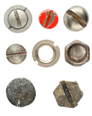 Various screws head