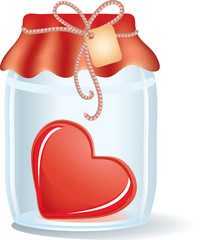 Heart in the jar