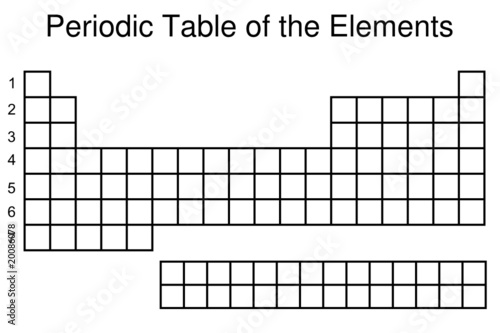 "Periodic table of the elements" Imágenes de archivo y 