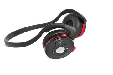 Naklejka premium stylish wireless bluetooth headphones