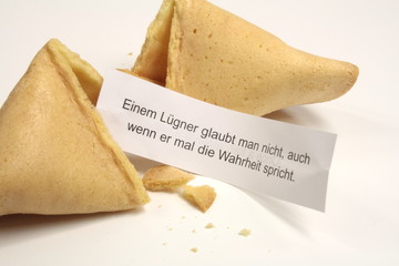 Glückskeks Lügner