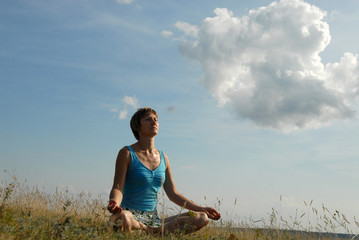 Fototapeta na wymiar Meditation