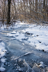 Frozen stream