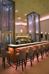 Interior of Elegant Cocktail Bar