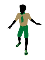 Boyscout Illustration Silhouette