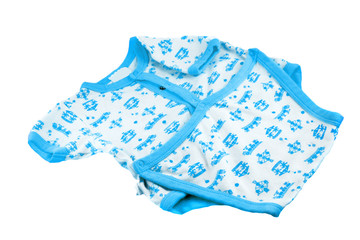 blue and white baby jumper