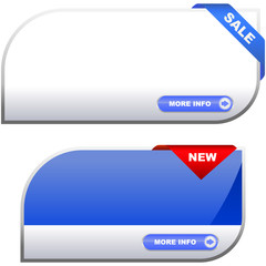 Vector banners for sale