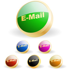 E-mail icon set for web.