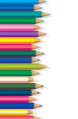 vector coloured pencils