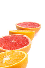Naklejka na ściany i meble orange and grapefruit