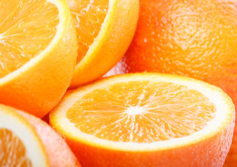 fresh oranges.
