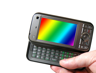 praca na smartfonie © Lasa