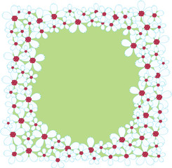 Vector floral background