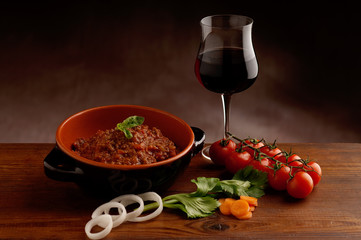 ragu e vino